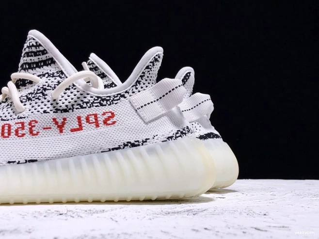 350 White Adidas V2 Boost Black CP9654 Yeezy Zebra 0801